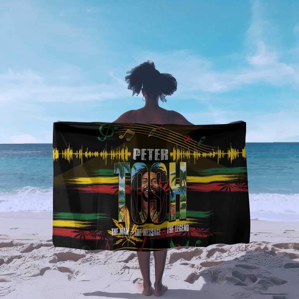 Jamaica Reggae Legend Tosh Sarong Cannabis Pattern LT14