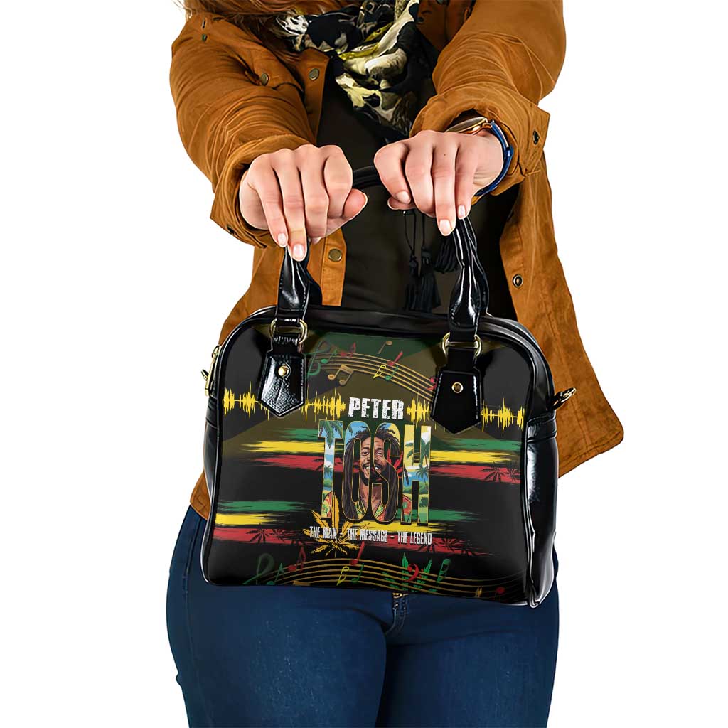 Jamaica Reggae Legend Tosh Shoulder Handbag Cannabis Pattern LT14