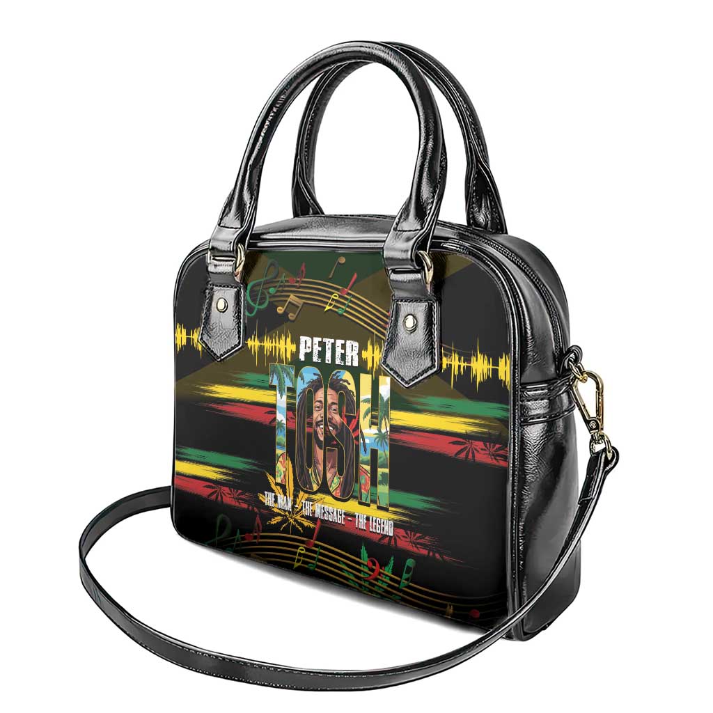 Jamaica Reggae Legend Tosh Shoulder Handbag Cannabis Pattern LT14