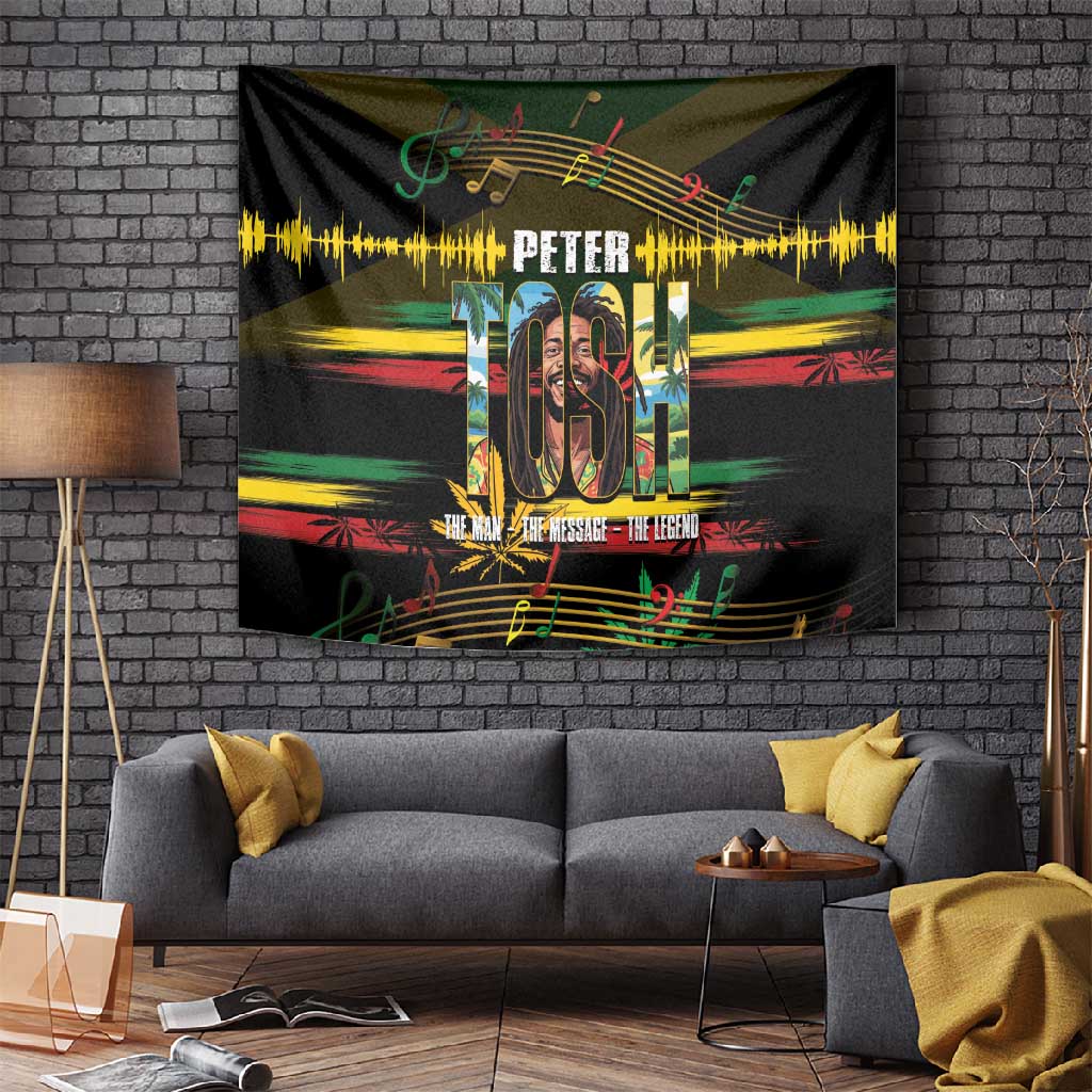 Jamaica Reggae Legend Tosh Tapestry Cannabis Pattern LT14
