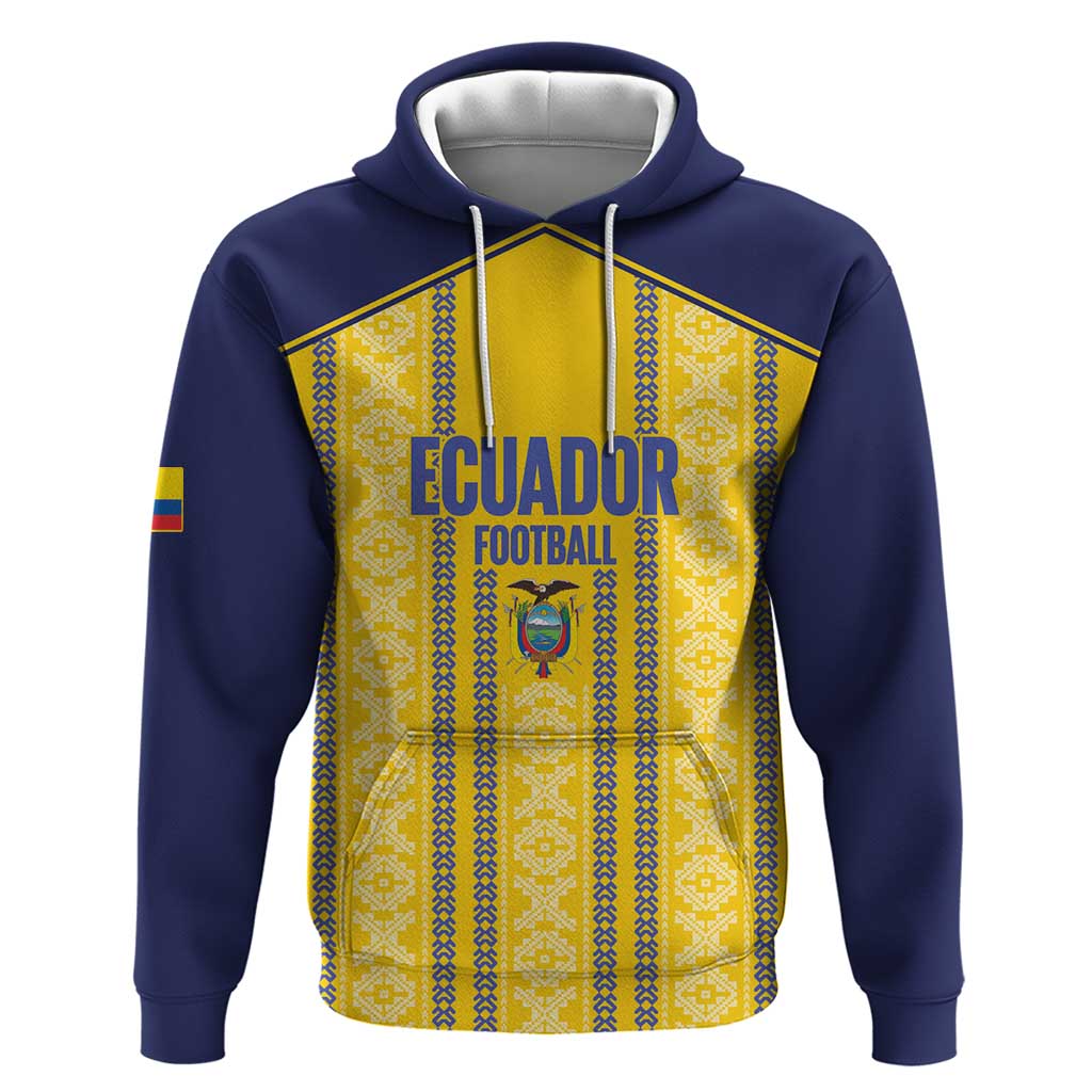 Custom Ecuador Football Hoodie 2025 Come On La Tricolor LT14