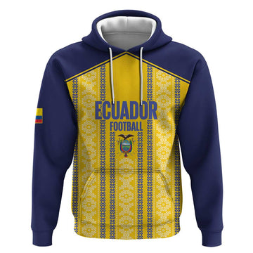 Custom Ecuador Football Hoodie 2025 Come On La Tricolor LT14