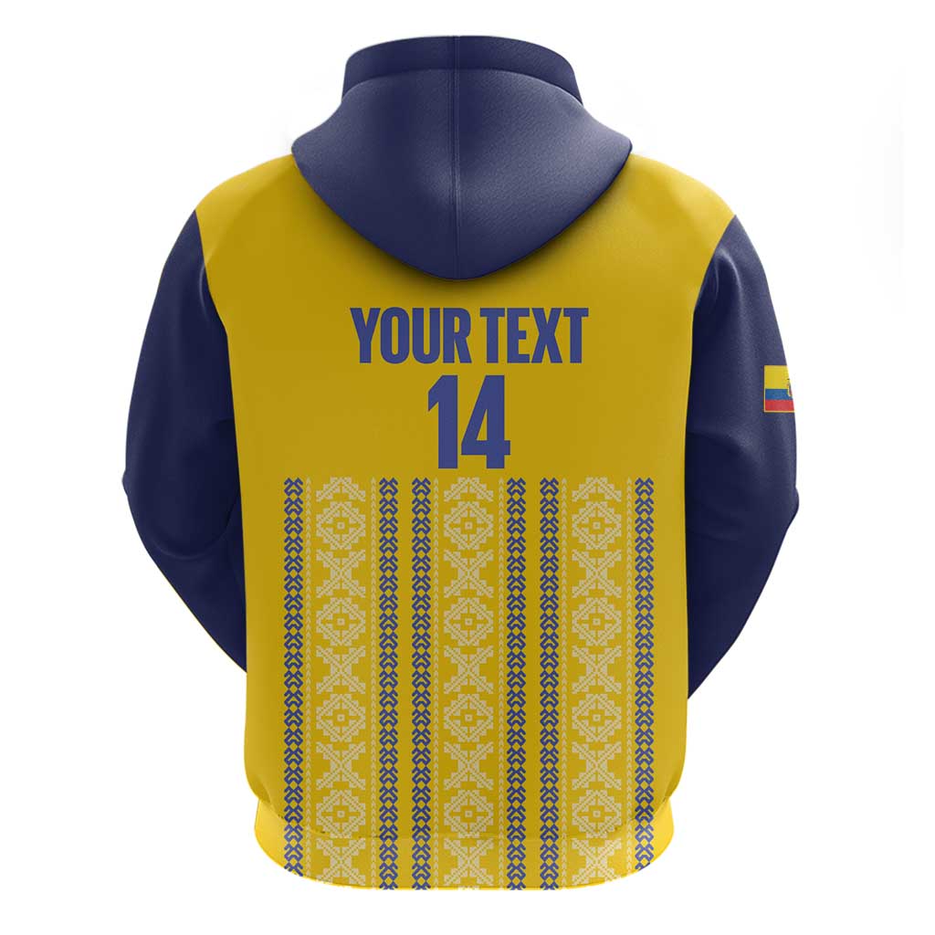 Custom Ecuador Football Hoodie 2025 Come On La Tricolor LT14