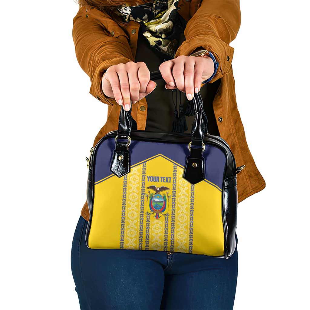 Custom Ecuador Football Shoulder Handbag 2025 Come On La Tricolor LT14