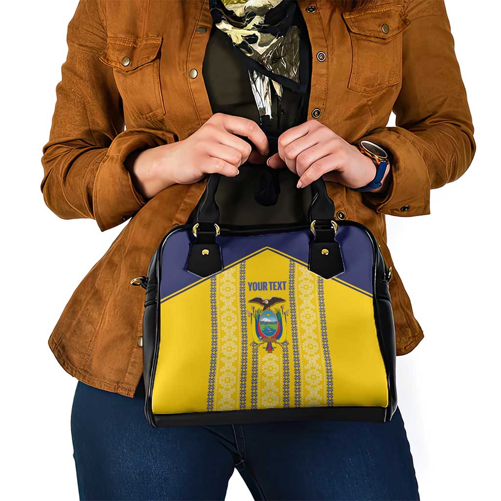 Custom Ecuador Football Shoulder Handbag 2025 Come On La Tricolor LT14