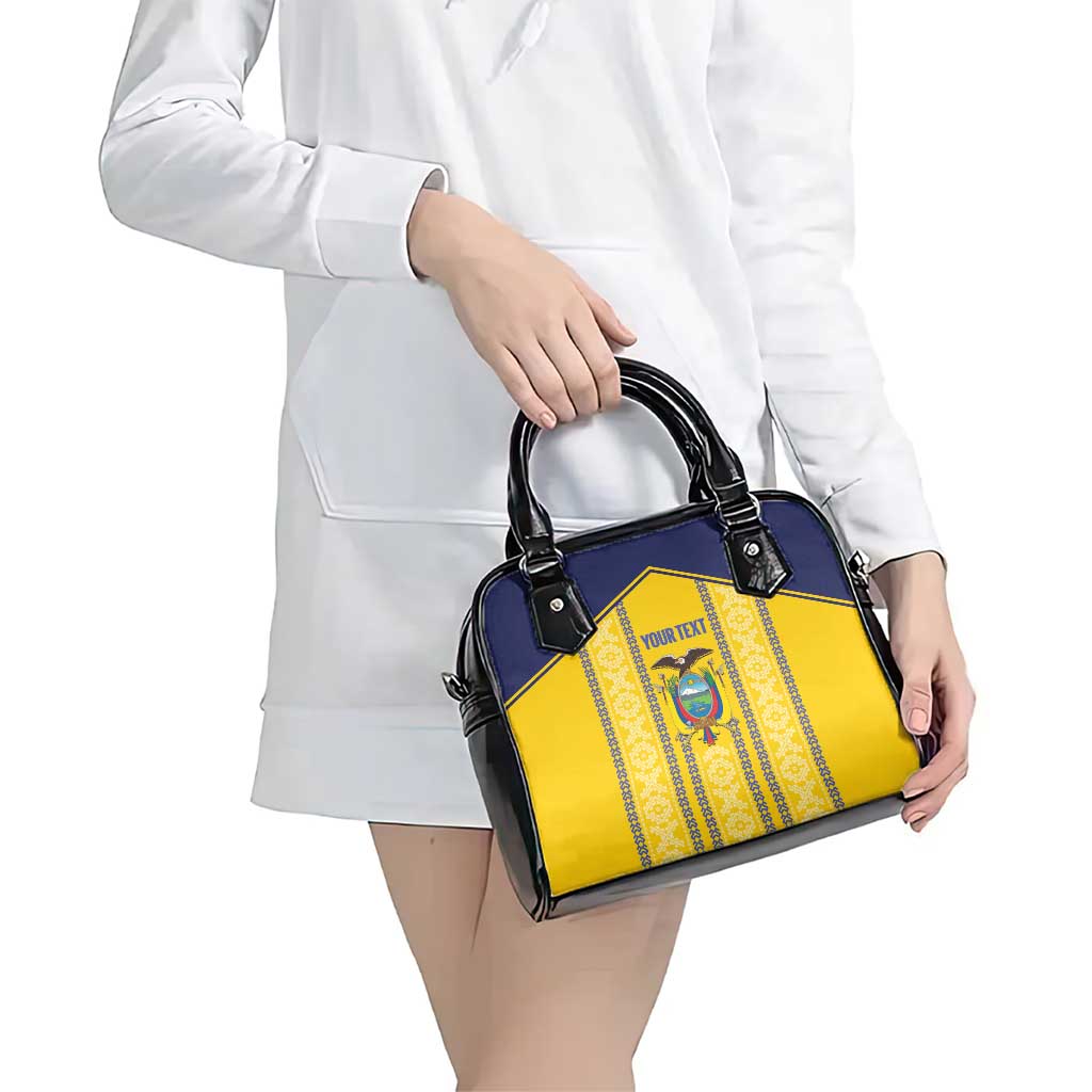 Custom Ecuador Football Shoulder Handbag 2025 Come On La Tricolor LT14