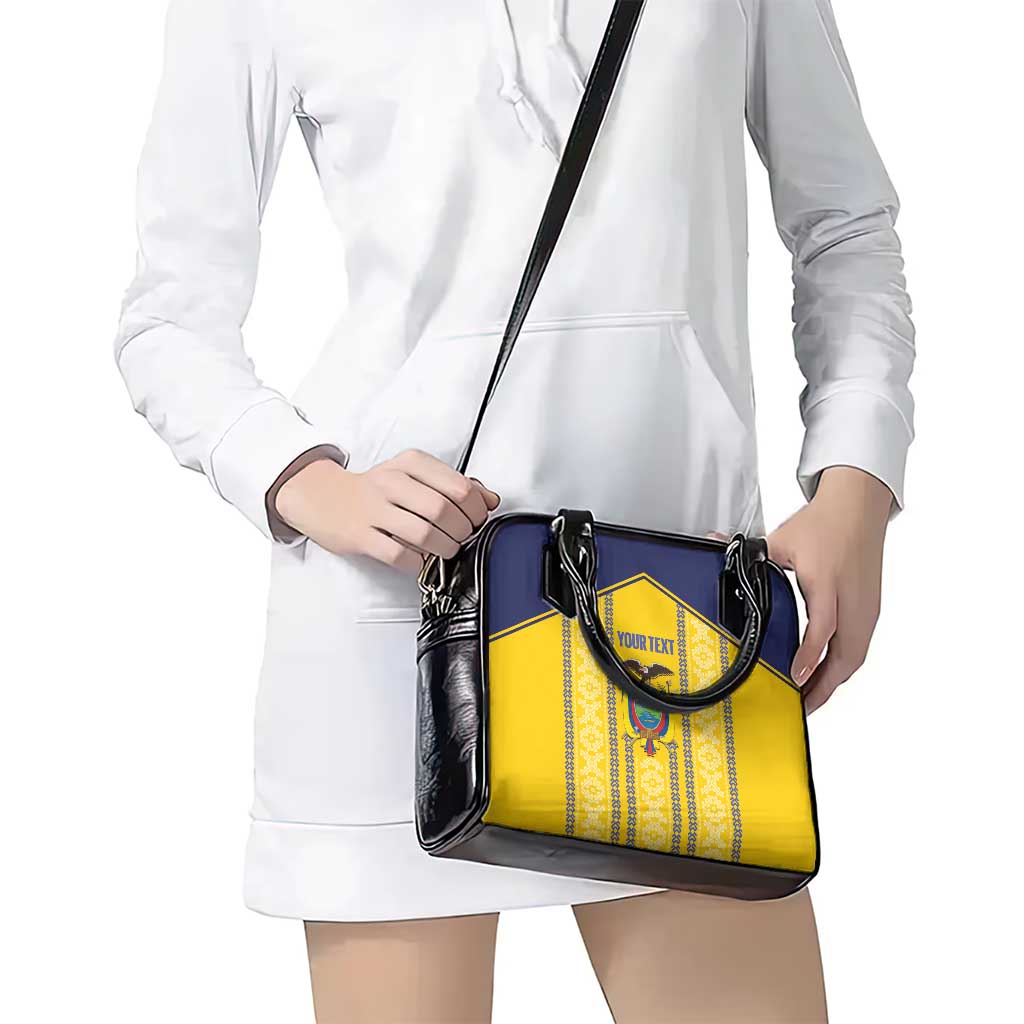 Custom Ecuador Football Shoulder Handbag 2025 Come On La Tricolor LT14