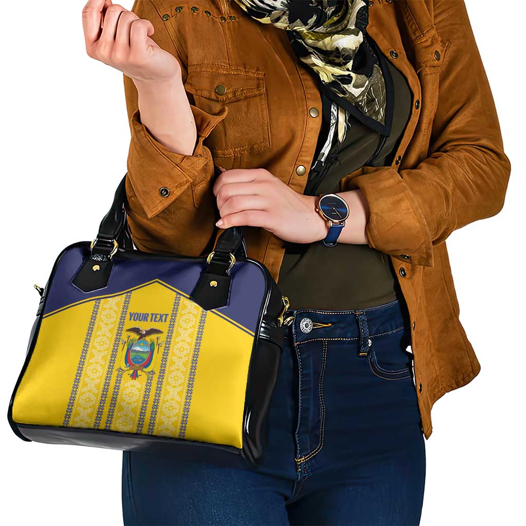 Custom Ecuador Football Shoulder Handbag 2025 Come On La Tricolor LT14