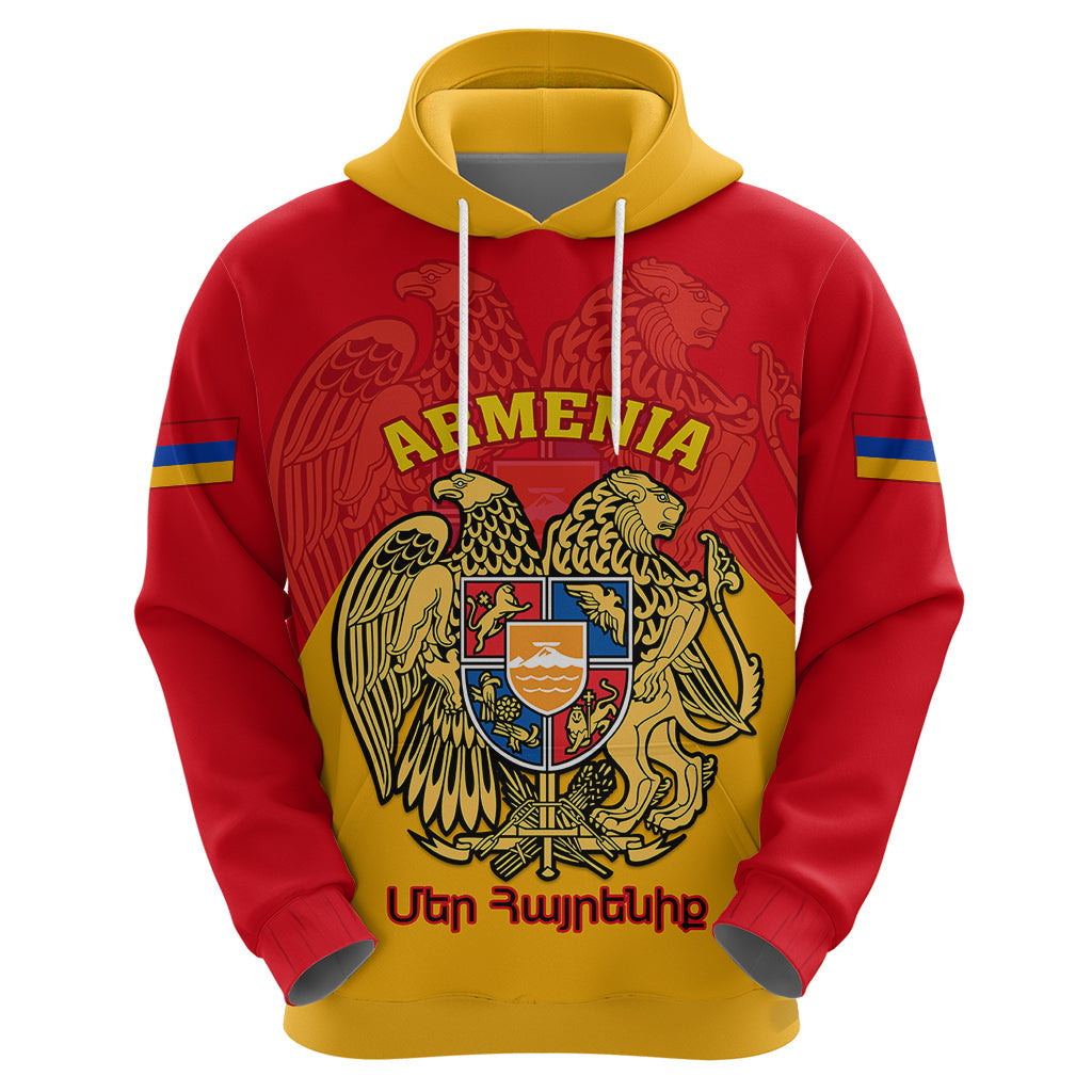 Armenia Independence Day Hoodie Armenian Coat Of Arms 32st Anniversary LT14