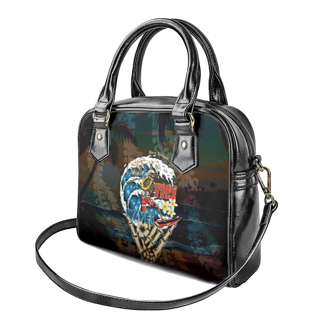 Aloha Hawaii Surfing Skull Shoulder Handbag Shaka Skeleton Ride The Waves LT14