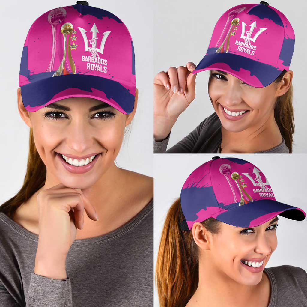 Barbados Royals Cricket Classic Cap 3rd Champions Trophy Proud - Pink LT14