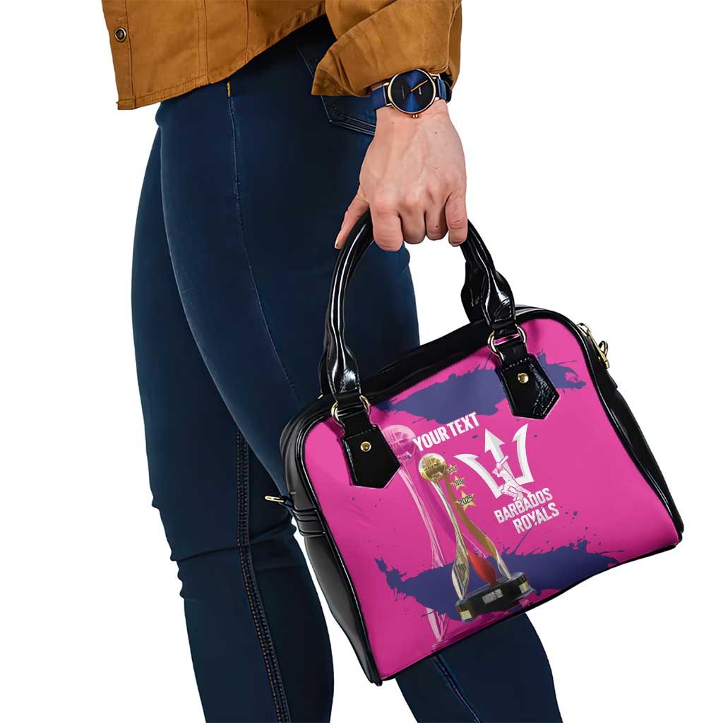 Barbados Royals Cricket Custom Shoulder Handbag 3rd Champions Trophy Proud - Pink LT14