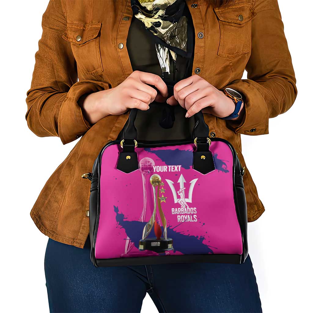 Barbados Royals Cricket Custom Shoulder Handbag 3rd Champions Trophy Proud - Pink LT14