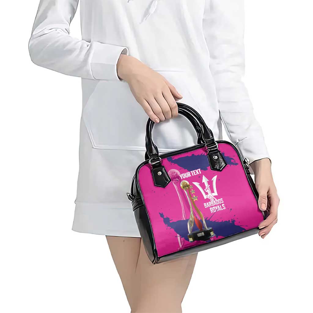 Barbados Royals Cricket Custom Shoulder Handbag 3rd Champions Trophy Proud - Pink LT14