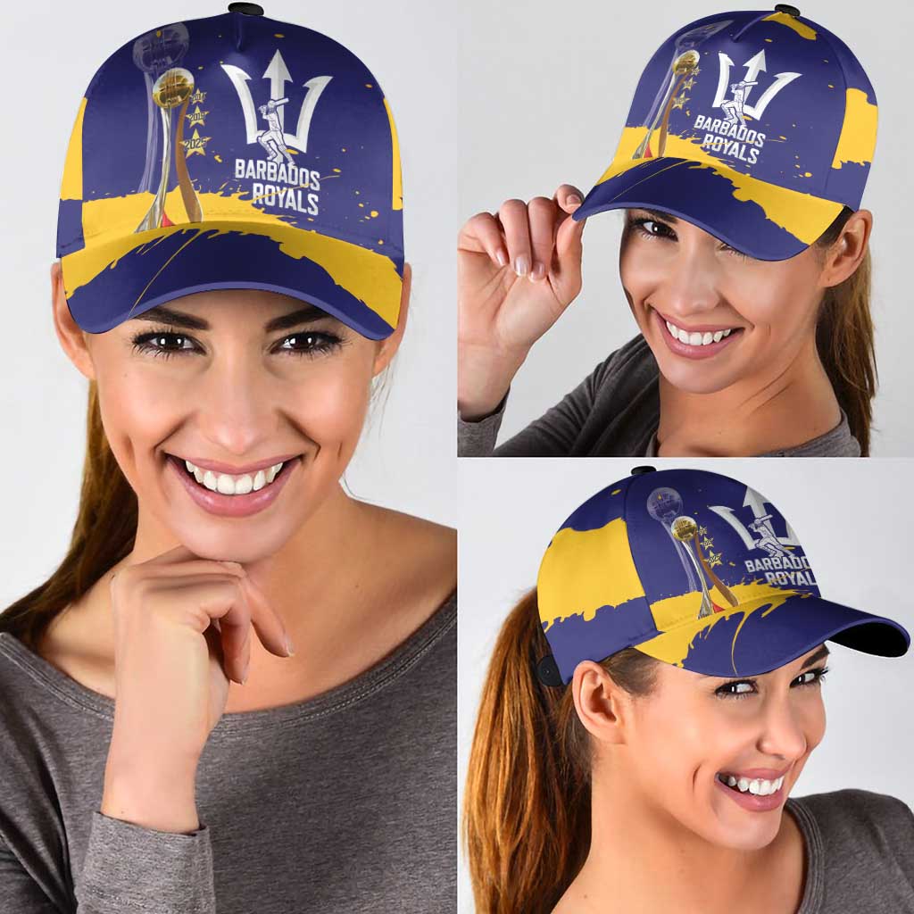 Barbados Royals Cricket Classic Cap 3rd Champions Trophy Proud - Blue LT14