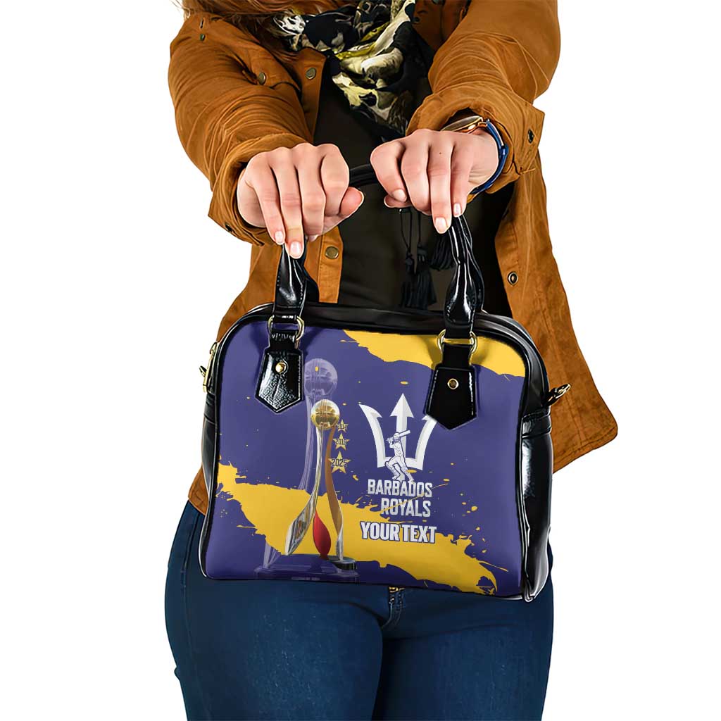 Barbados Royals Cricket Custom Shoulder Handbag 3rd Champions Trophy Proud - Blue LT14