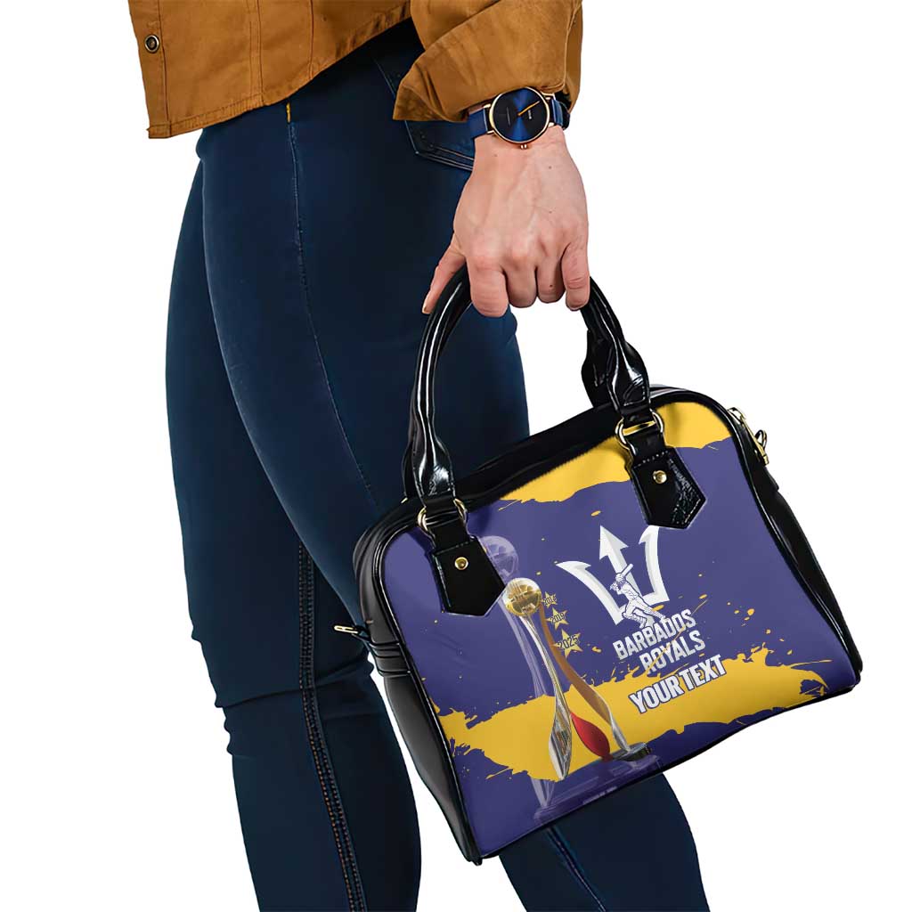 Barbados Royals Cricket Custom Shoulder Handbag 3rd Champions Trophy Proud - Blue LT14
