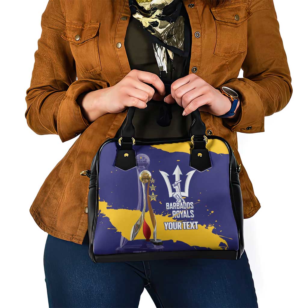 Barbados Royals Cricket Custom Shoulder Handbag 3rd Champions Trophy Proud - Blue LT14