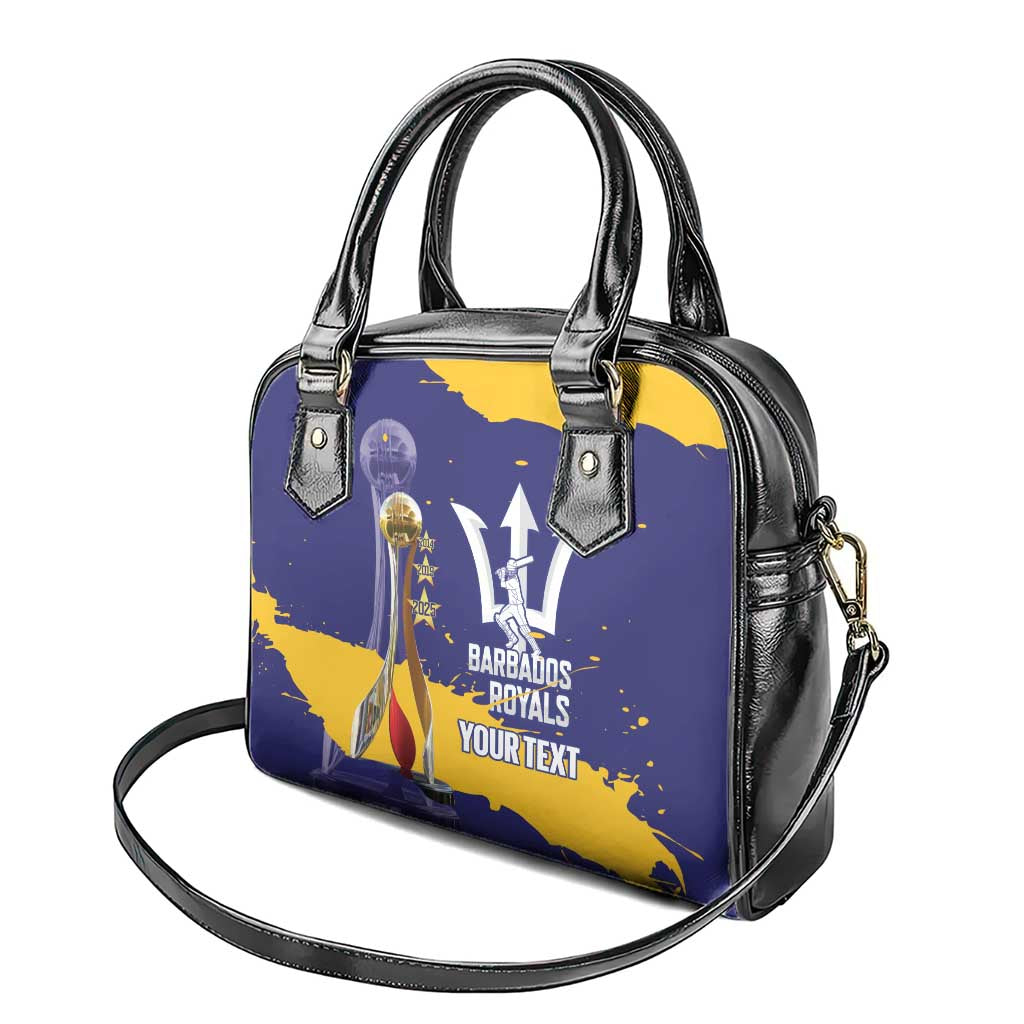 Barbados Royals Cricket Custom Shoulder Handbag 3rd Champions Trophy Proud - Blue LT14