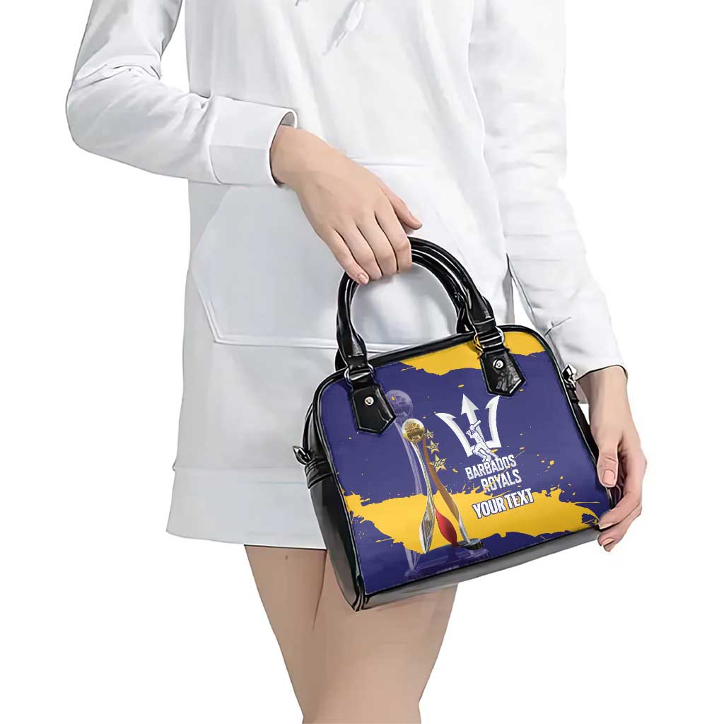Barbados Royals Cricket Custom Shoulder Handbag 3rd Champions Trophy Proud - Blue LT14