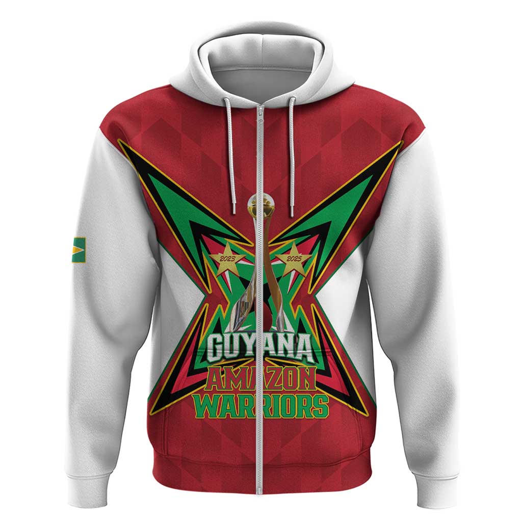 Amazon Warriors Guyana Cricket Custom Hoodie 2025 2nd Champions Proud LT14