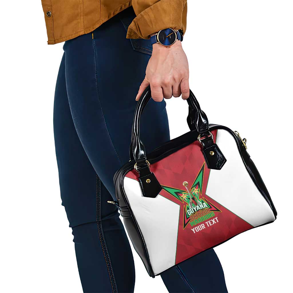 Amazon Warriors Guyana Cricket Custom Shoulder Handbag 2025 2nd Champions Proud LT14