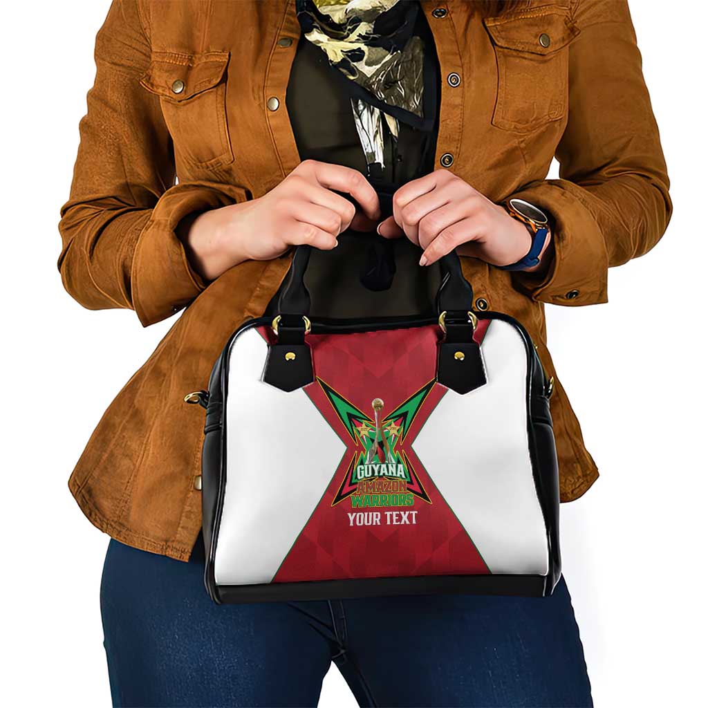 Amazon Warriors Guyana Cricket Custom Shoulder Handbag 2025 2nd Champions Proud LT14