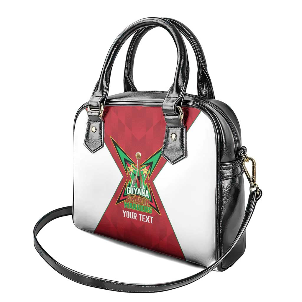Amazon Warriors Guyana Cricket Custom Shoulder Handbag 2025 2nd Champions Proud LT14