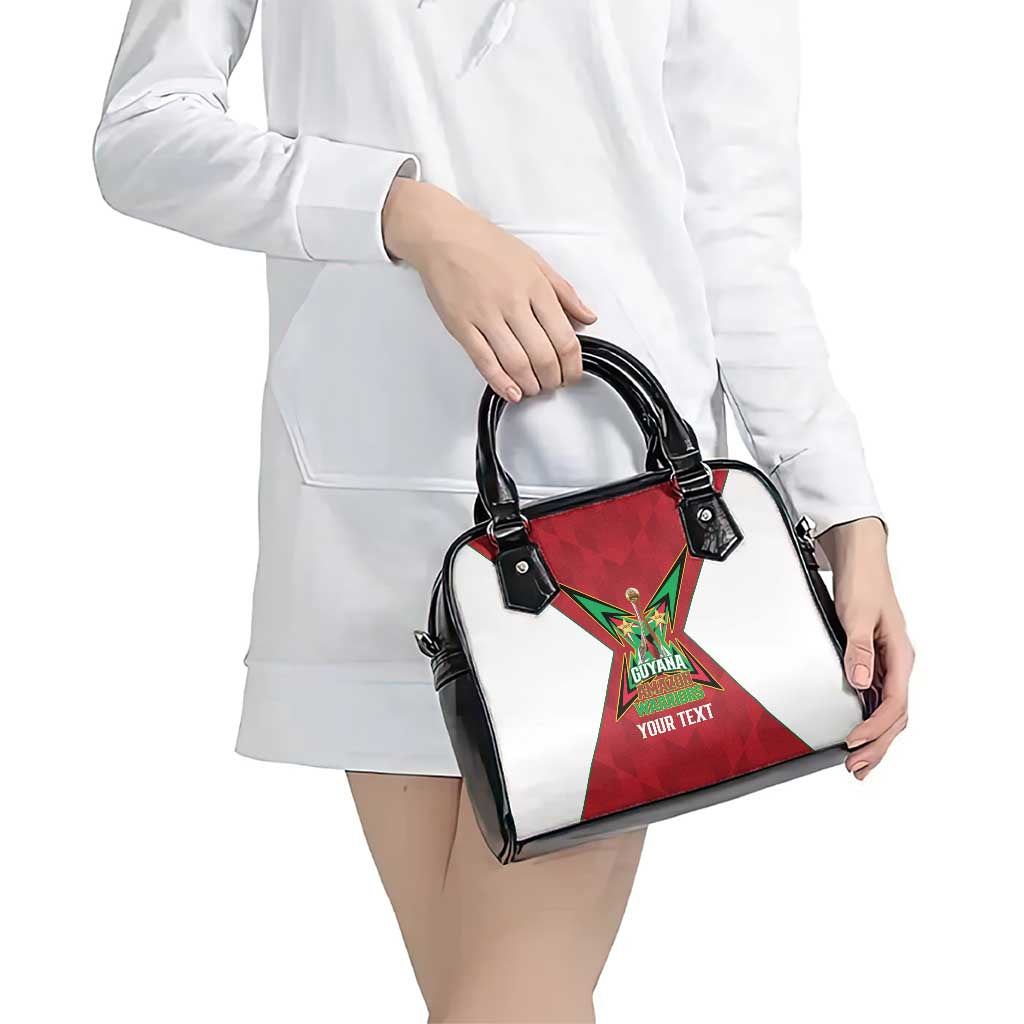 Amazon Warriors Guyana Cricket Custom Shoulder Handbag 2025 2nd Champions Proud LT14
