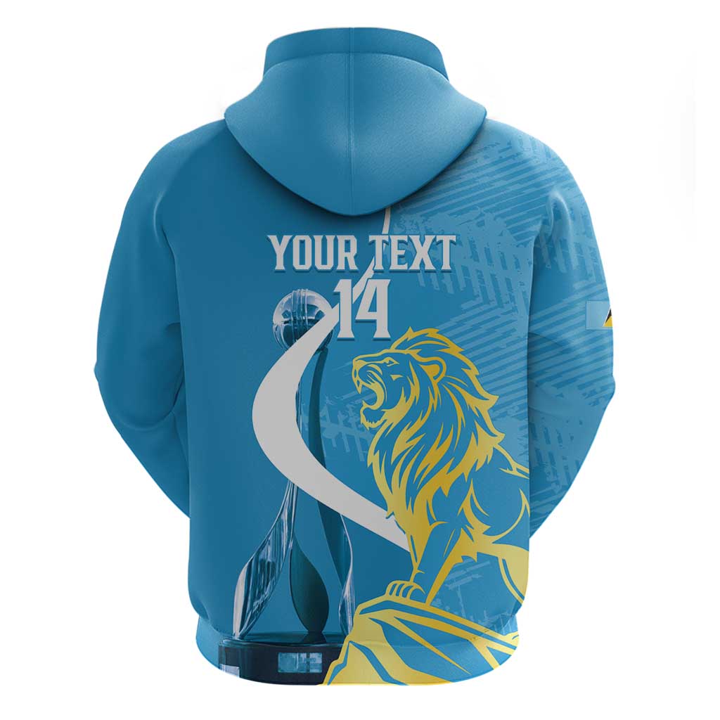 Saint Lucia Kings Cricket Custom Hoodie 2025 2nd Champions Back To Back LT14