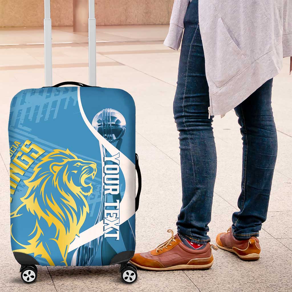 Saint Lucia Kings Cricket Custom Luggage Cover 2025 2nd Champions Back To Back LT14