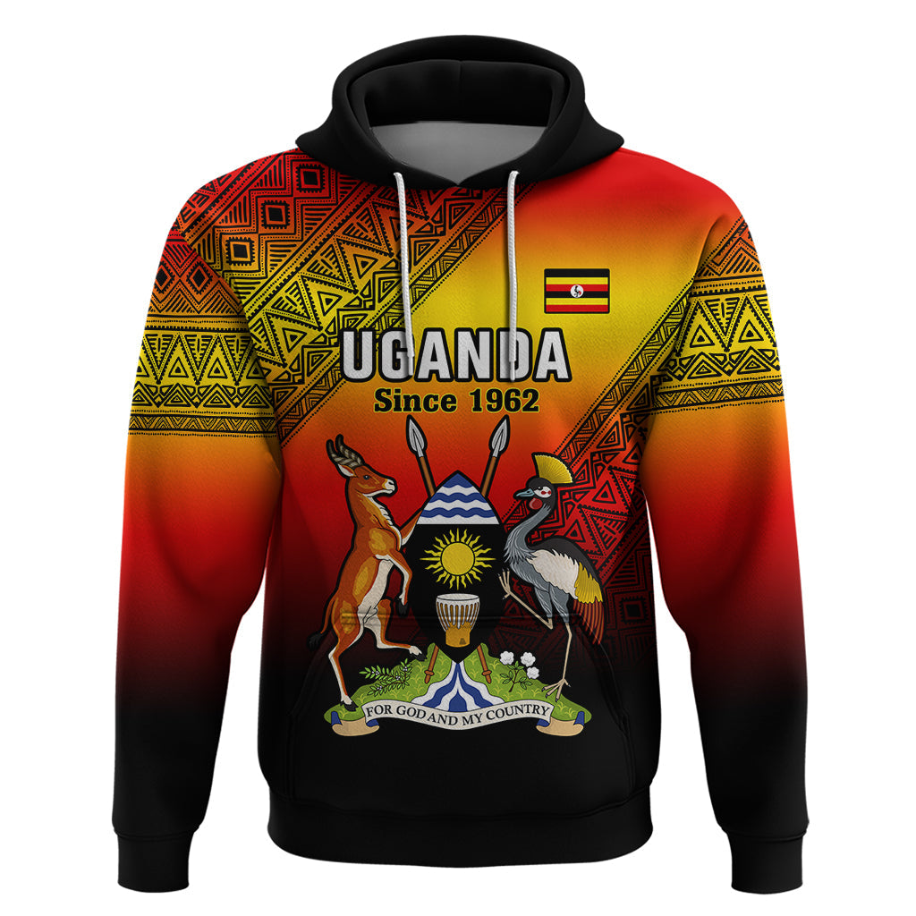 Uganda Independence Day Hoodie Jamhuri ya Uganda Happy 61st Anniversary LT14