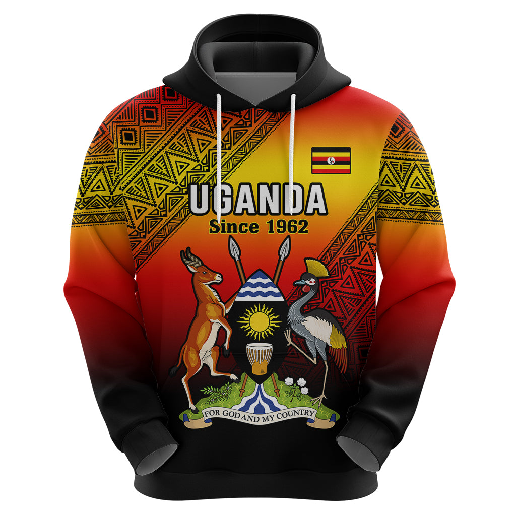 Uganda Independence Day Hoodie Jamhuri ya Uganda Happy 61st Anniversary LT14