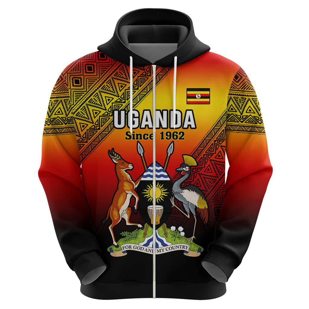 Uganda Independence Day Hoodie Jamhuri ya Uganda Happy 61st Anniversary LT14