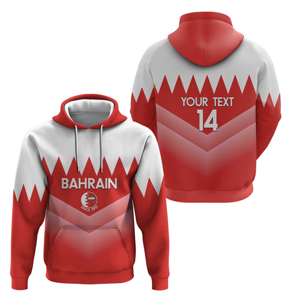 Custom Bahrain Football Hoodie Muharabi Dilmun Sporty Style LT14