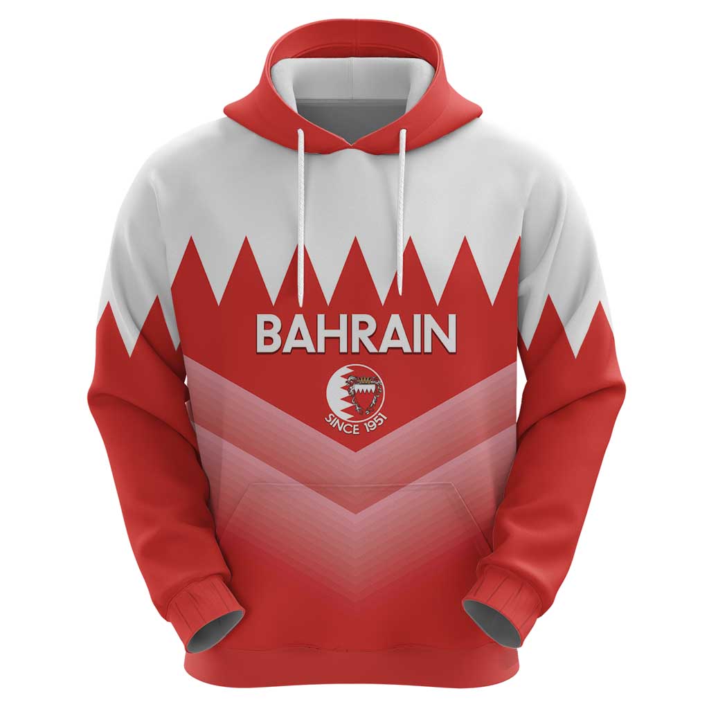 Custom Bahrain Football Hoodie Muharabi Dilmun Sporty Style LT14