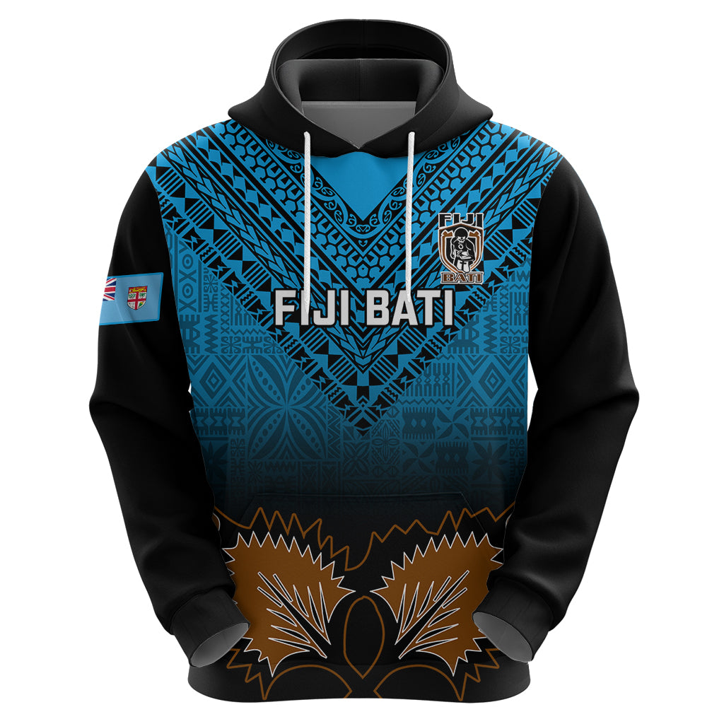 Custom Fiji Tapa Rugby Hoodie Pacific 2023 Go Fijian Bati LT14