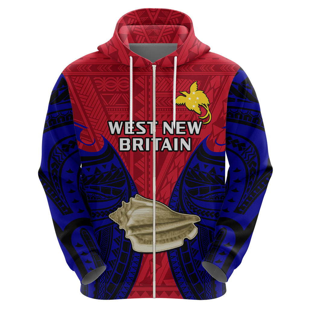 Custom Papua New Guinea Hoodie West New Britain Province Mix Coat Of Arms Polynesian Art LT14