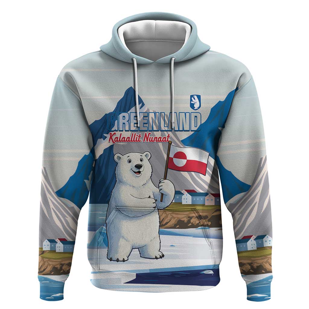 Greenland Hoodie Kalaallit Nunaat Polar Bear LT14