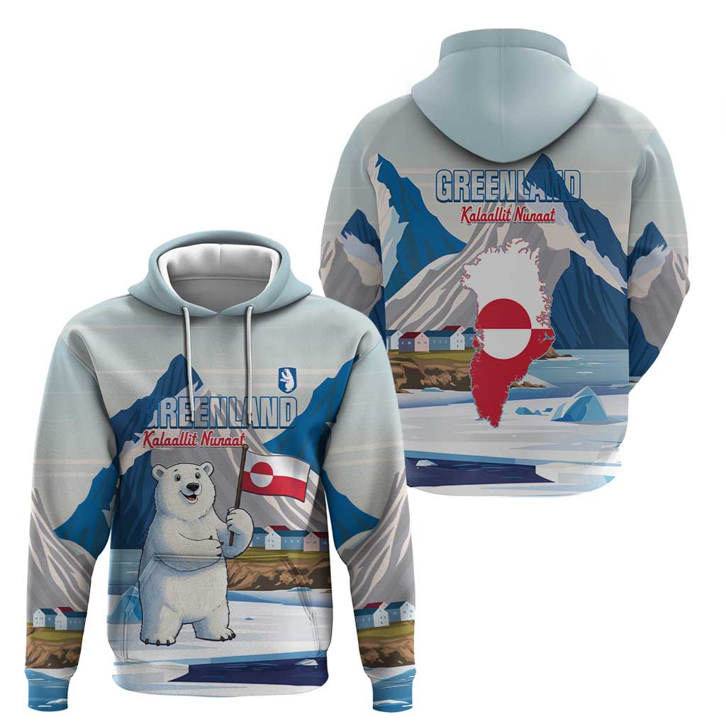 Greenland Hoodie Kalaallit Nunaat Polar Bear LT14
