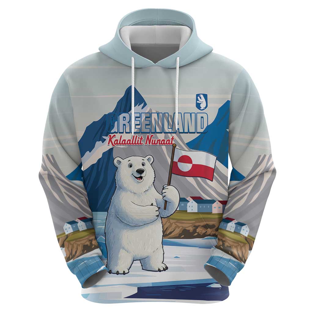 Greenland Hoodie Kalaallit Nunaat Polar Bear LT14