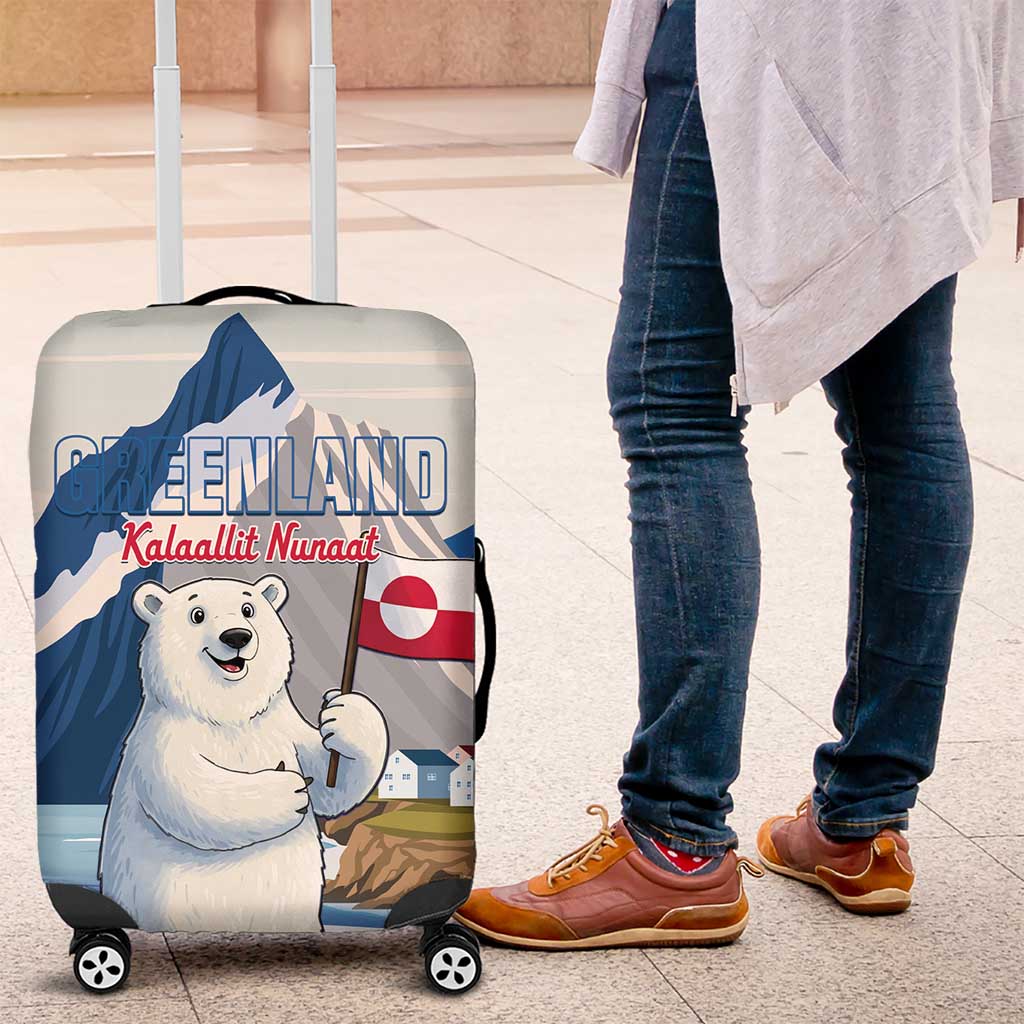 Greenland Luggage Cover Kalaallit Nunaat Polar Bear LT14