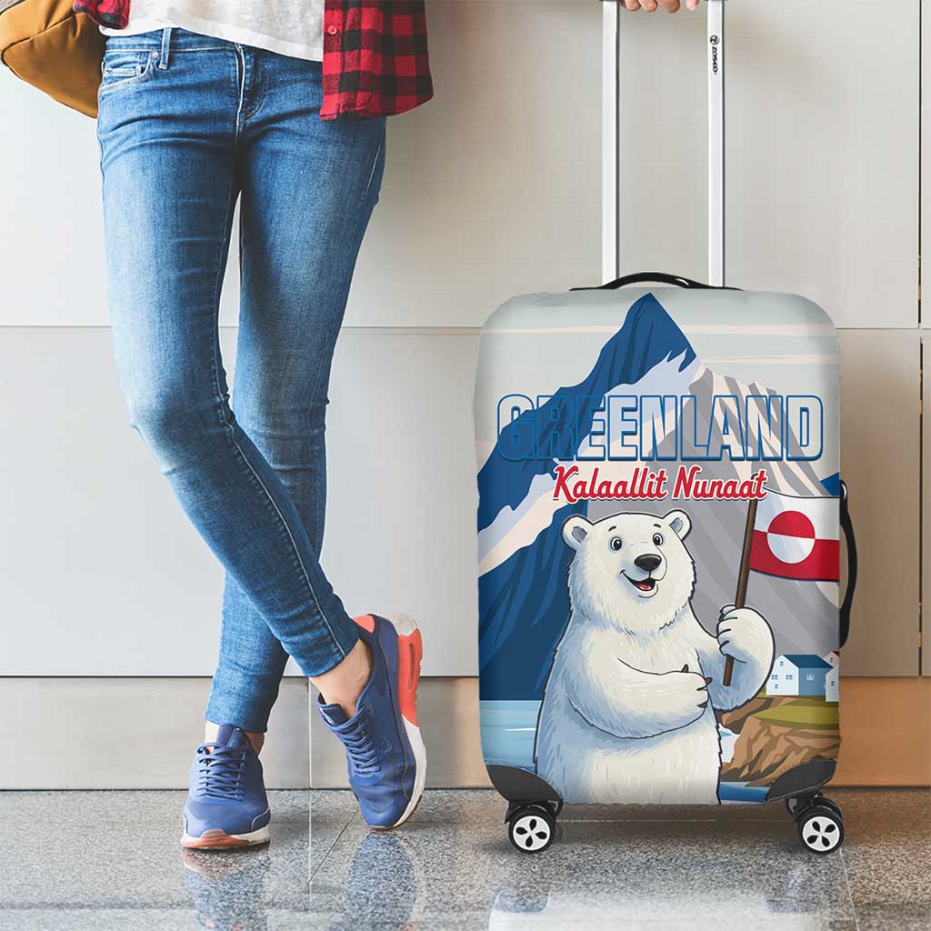 Greenland Luggage Cover Kalaallit Nunaat Polar Bear LT14