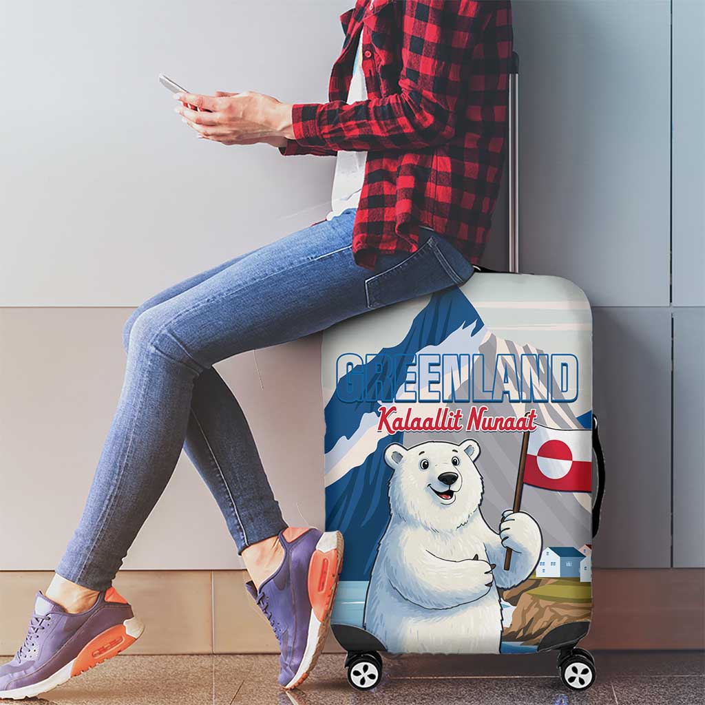 Greenland Luggage Cover Kalaallit Nunaat Polar Bear LT14