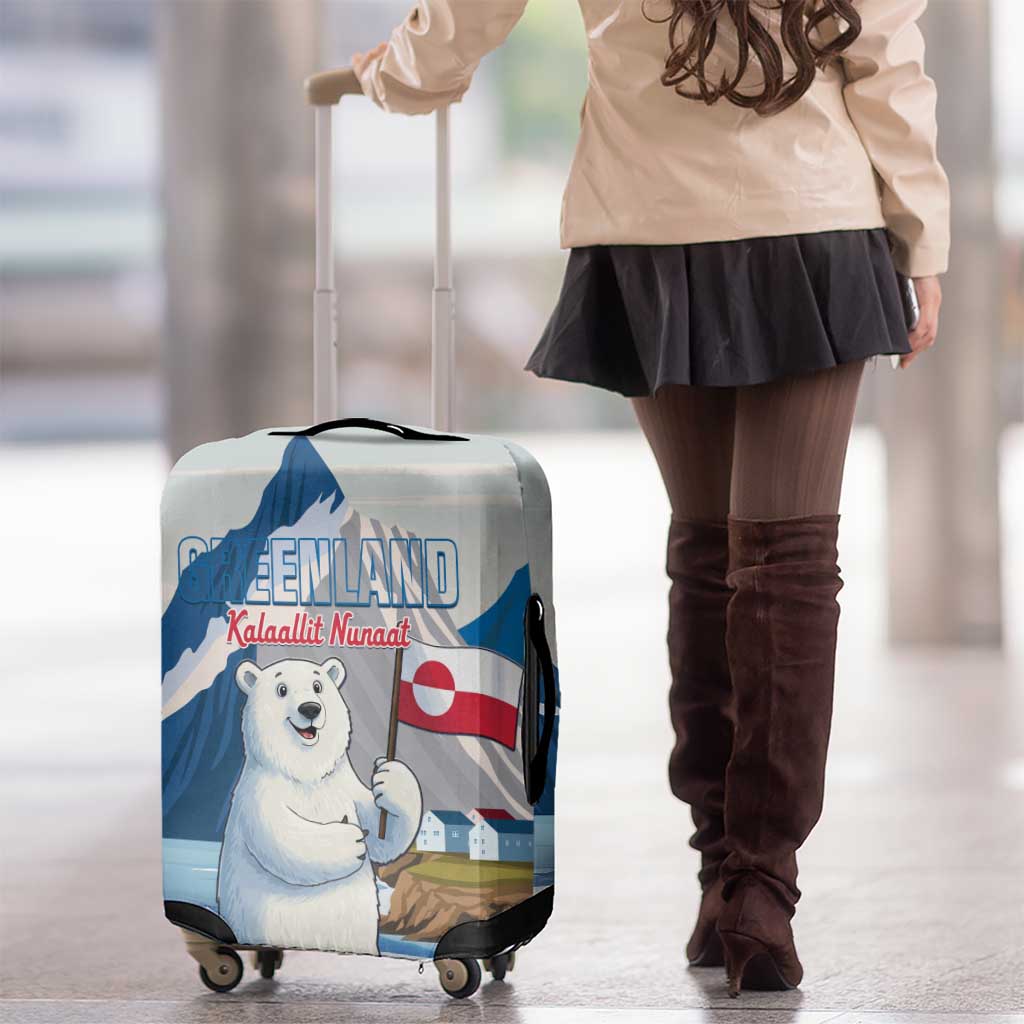 Greenland Luggage Cover Kalaallit Nunaat Polar Bear LT14