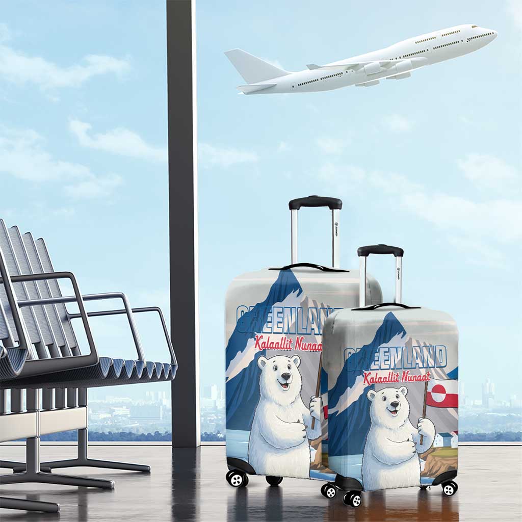Greenland Luggage Cover Kalaallit Nunaat Polar Bear LT14