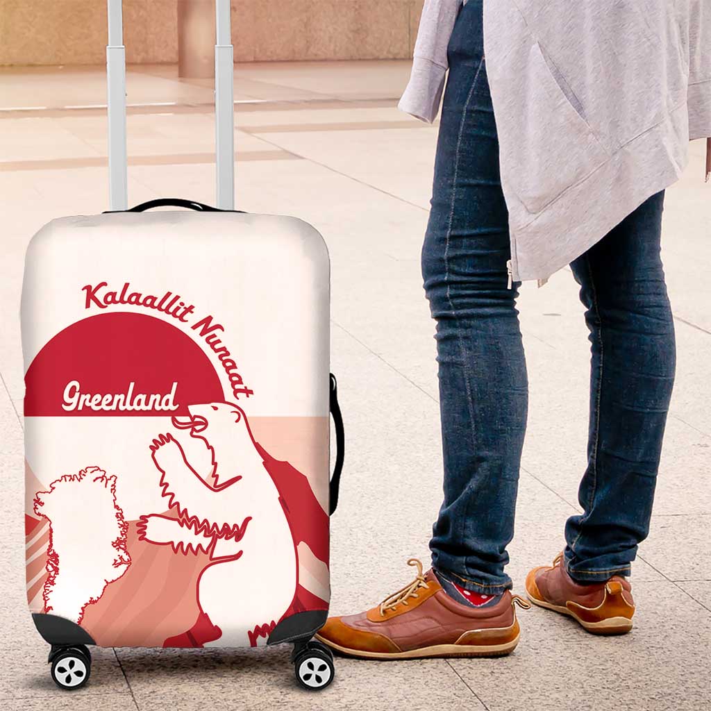 Kalaallit Nunaat Greenland Luggage Cover Coat Of Arms Flag Style LT14