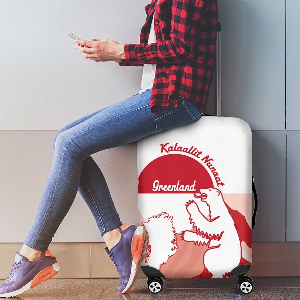 Kalaallit Nunaat Greenland Luggage Cover Coat Of Arms Flag Style LT14