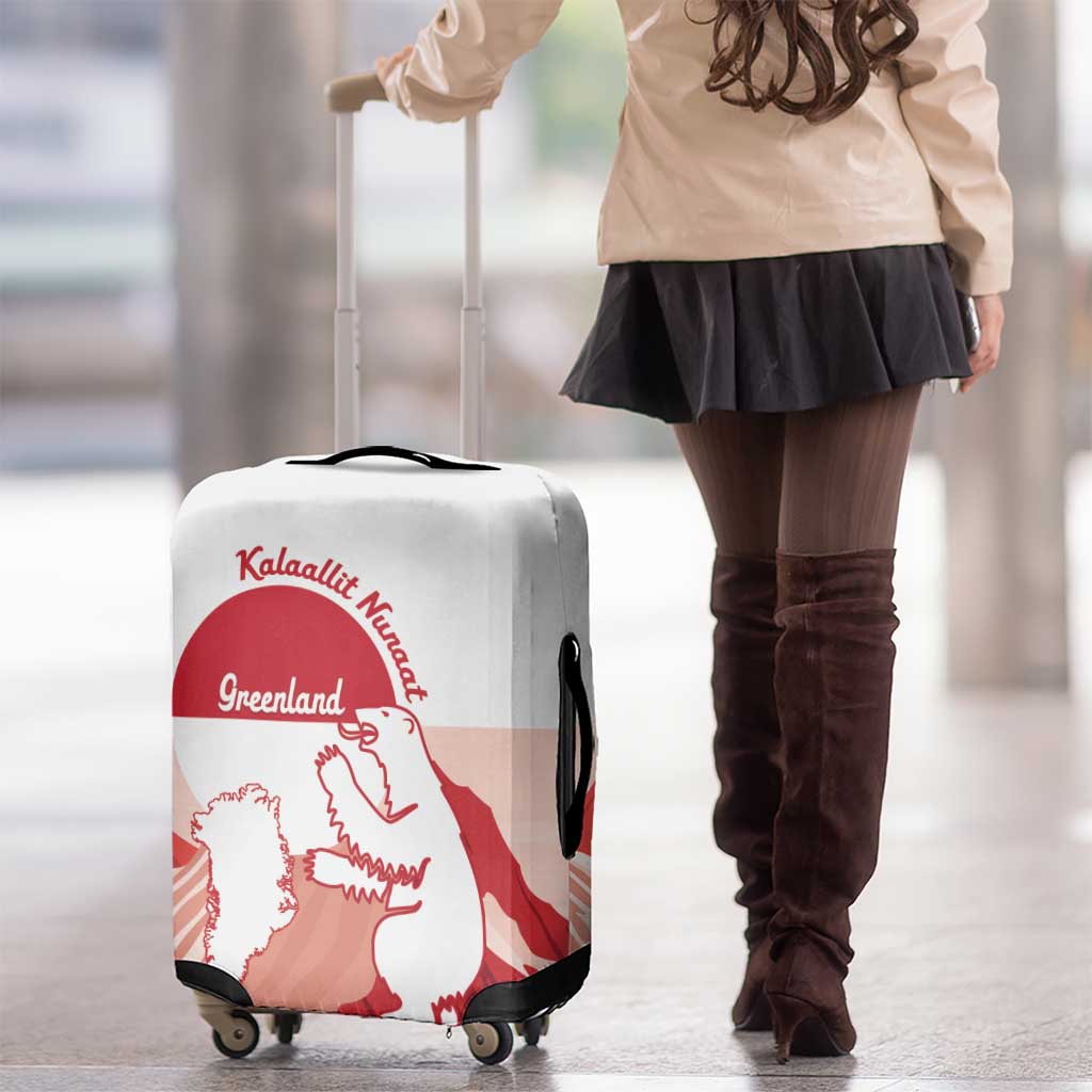 Kalaallit Nunaat Greenland Luggage Cover Coat Of Arms Flag Style LT14