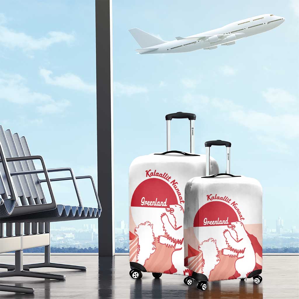 Kalaallit Nunaat Greenland Luggage Cover Coat Of Arms Flag Style LT14